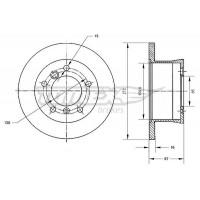 TX 70-35 TOMEX Brakes Гальмівний диск