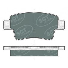 SP 378 PR SCT - MANNOL Комплект гальмівних колодок дисковий гальм