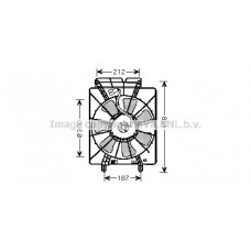 HD7533 AVA QUALITY COOLING Вентилятор охолодження двигуна