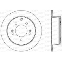 BDA2570.10 OPEN PARTS Гальмівний диск