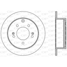 BDA2570.10 OPEN PARTS Гальмівний диск