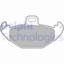 LP1252 DELPHI Комплект гальмівних колодок дисковий гальм