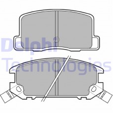 LP574 DELPHI КомплеК т гальмівних колодок, дискове гальмо