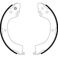 8DB 355 002-151 HELLA PAGID Комплект гальмівних колодок