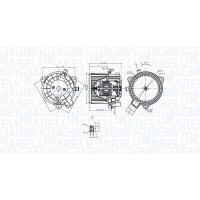 069412381010 MAGNETI MARELLI Вентилятор салону