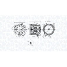 069412381010 MAGNETI MARELLI Вентилятор салону