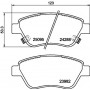 8DB 355 021-131 HELLA PAGID Комплект гальмівних колодок дисковий гальм