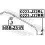NSBZ51R FEBEST Опора стабілізатора