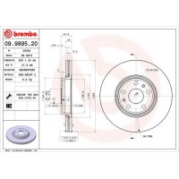 09.9895.20 BREMBO Гальмівний диск
