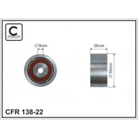 138-22 CAFFARO Паразитный / ведущий ролик, Поліклиновий ремінь