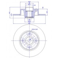 142.1059 CAR Гальмівний диск