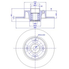 142.1059 CAR Гальмівний диск