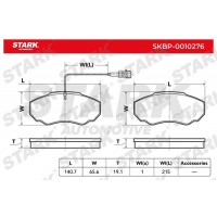 SKBP-0010276 Stark Комплект гальмівних колодок дисковий гальм
