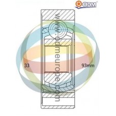 14-216036 Multiparts Шарнирный комплект, Привідний вал