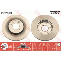 DF7923 TRW Гальмівний диск