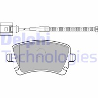LP1860 DELPHI Комплект гальмівних колодок дисковий гальм