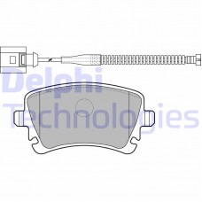 LP1860 DELPHI Комплект гальмівних колодок дисковий гальм