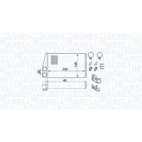 350218438000 MAGNETI MARELLI Теплообмінник обігрів салону