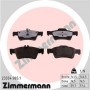 23334.965.1 ZIMMERMANN КомплеК т гальмівних колодок, дискове гальмо