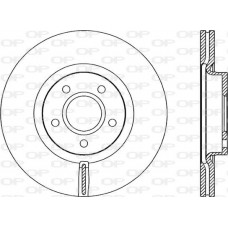 BDR2153.20 OPEN PARTS Гальмівний диск