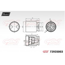 72935003 MAXTECH Поршень корпус скоби гальма