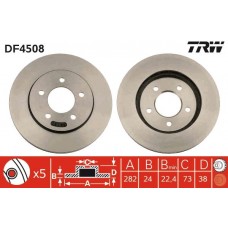 DF4508 TRW Гальмівний диск