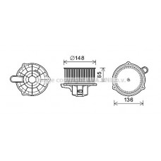 KA8240 AVA QUALITY COOLING Вентилятор салону