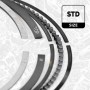 R1000100 ET ENGINETEAM Комплект поршневих кілець