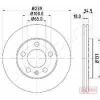 DI-0945C JAPANPARTS Гальмівний диск