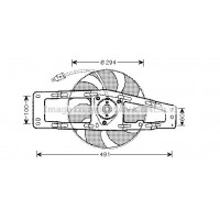 RT7535 AVA QUALITY COOLING Вентилятор охолодження двигуна