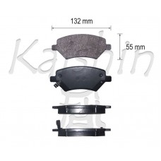 FK10196 KAISHIN Комплект гальмівних колодок дисковий гальм