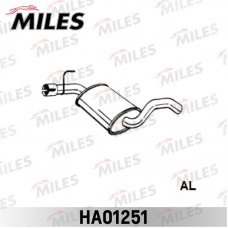 HA01251 MILES Середній глушник вихлопних газів