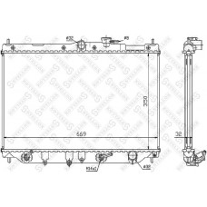 10-25088-SX STELLOX Радіатор охолодження двигуна