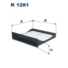 K 1281 FILTRON Фільтр повітря у внутрішньому просторі