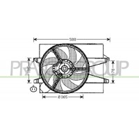 FD340F002 PRASCO Вентилятор охолодження двигуна