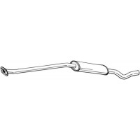284-939 BOSAL Середній глушник вихлопних газів