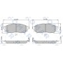 FO 846181 FOMAR Friction Комплект гальмівних колодок дисковий гальм