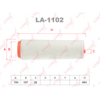 LA-1102 LYNXauto Повітряний фільтр