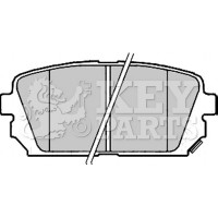 KBP2179 KEY PARTS Комплект гальмівних колодок дисковий гальм