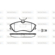 P7343.00 WOKING Комплект гальмівних колодок дисковий гальм