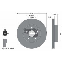 BDS1687 BENDIX Braking Гальмівний диск