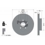 BDS1687 BENDIX Braking Гальмівний диск