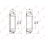 WB1283 LYNXAUTO Комплект підшипника ступиці колеса