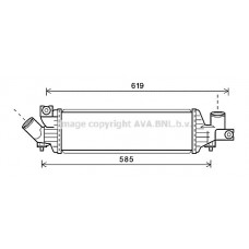 DN4337 AVA QUALITY COOLING Интеркулер