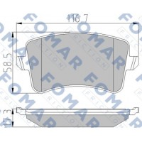 FO 857581 FOMAR Friction КомплеК т гальмівних колодок, дискове гальмо