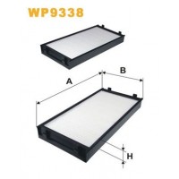 WP9338 WIX FILTERS Фільтр повітря у внутрішньому просторі