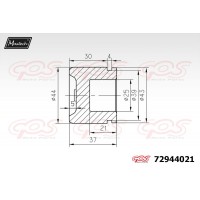 72944021 MAXTECH Поршень корпус скоби гальма