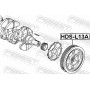 HDS-L13A FEBEST Ремінний шків колінчастий вал