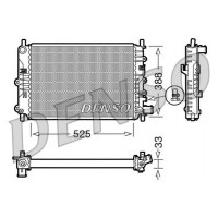 DRM10025 DENSO Радіатор охолодження двигуна