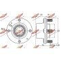 01.349 AUTOKIT Комплект підшипника ступиці колеса